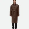 Trenchcoat aus Verbundleder Trenchcoat aus Verbundleder