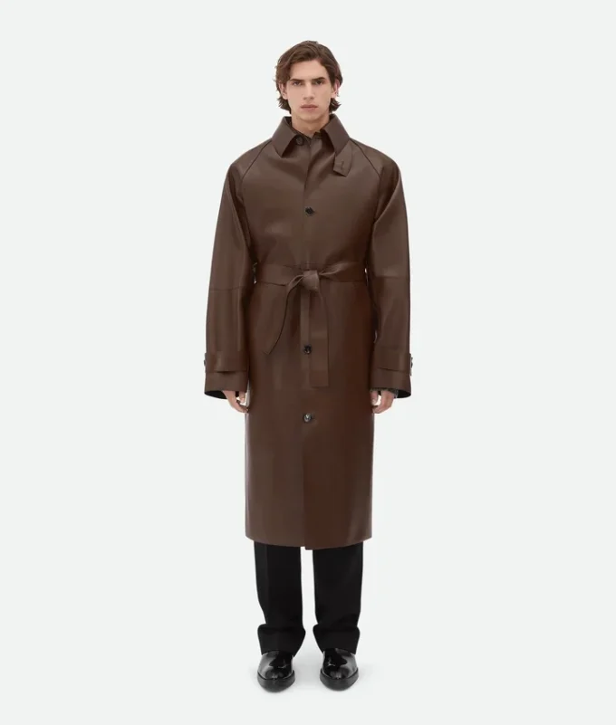Trenchcoat aus Verbundleder Trenchcoat aus Verbundleder