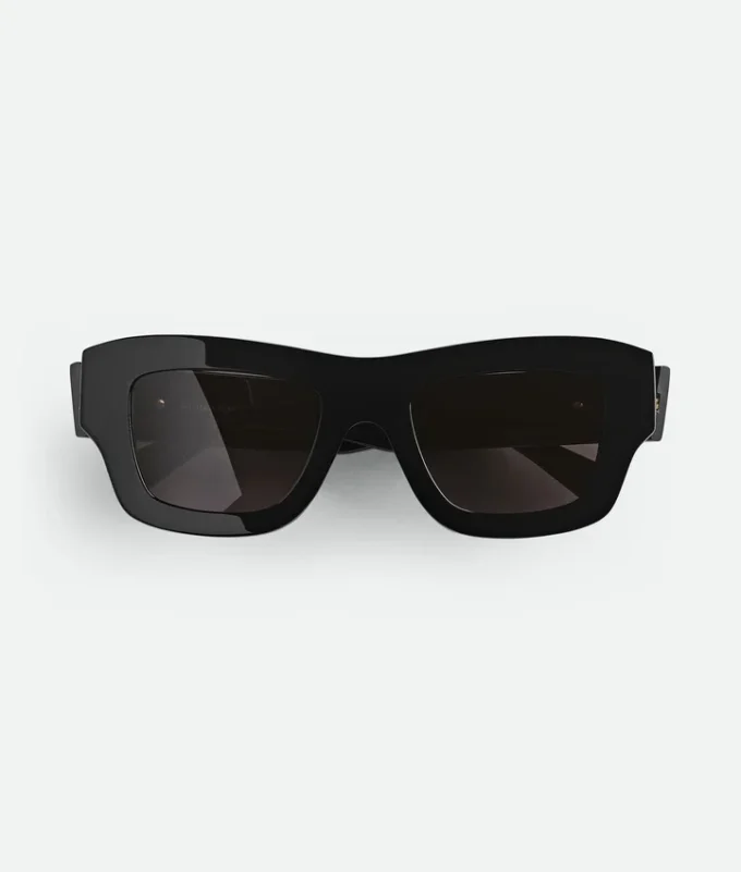Ultradünne eckige Sonnenbrille