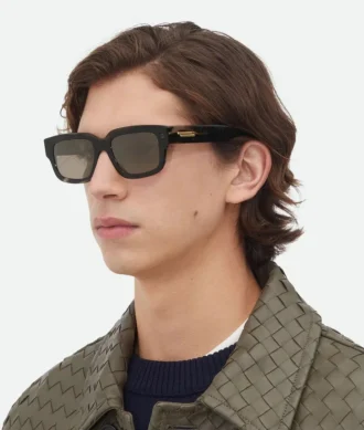 Ultradünne eckige Sonnenbrille