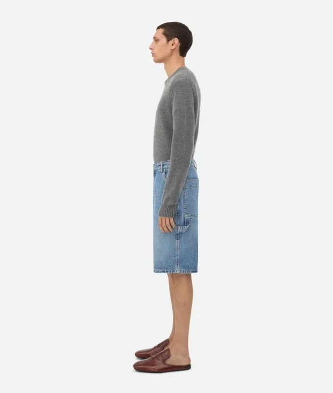 Vintage-Cargo-Shorts aus Indigo-Denim Vintage-Cargo-Shorts aus Indigo-Denim