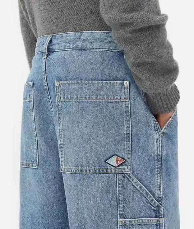 Vintage-Cargo-Shorts aus Indigo-Denim Vintage-Cargo-Shorts aus Indigo-Denim