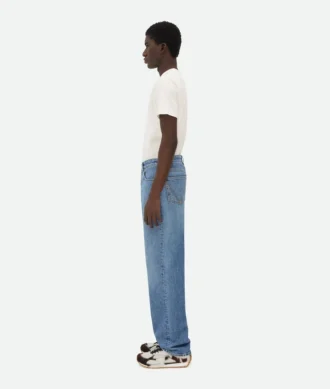 Vintage-Jeans in Indigo mit geradem Schnitt