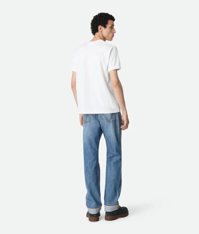 Vintage-Jeans in Indigo mit geradem Schnitt Vintage-Jeans in Indigo mit geradem Schnitt