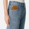 Vintage-Jeans in Indigo mit geradem Schnitt Vintage-Jeans in Indigo mit geradem Schnitt