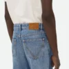Vintage-Jeans in Indigo mit geradem Schnitt Vintage-Jeans in Indigo mit geradem Schnitt