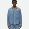 Vintage-Jeansjacke in Indigo
