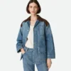 Vintage-Jeansjacke in Indigo