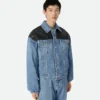 Vintage-Jeansjacke in Indigo
