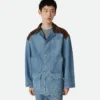 Vintage-Jeansjacke in Indigo