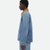 Vintage-Jeansjacke in Indigo