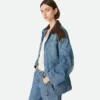 Vintage-Jeansjacke in Indigo