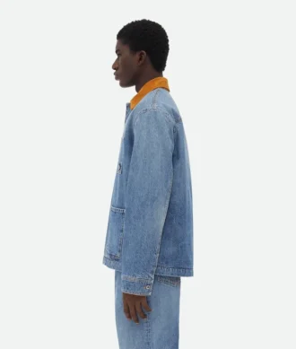 Vintage-Jeansjacke in Indigo