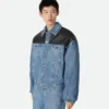 Vintage-Jeansjacke in Indigo