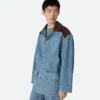 Vintage-Jeansjacke in Indigo