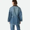 Vintage-Jeansjacke in Indigo