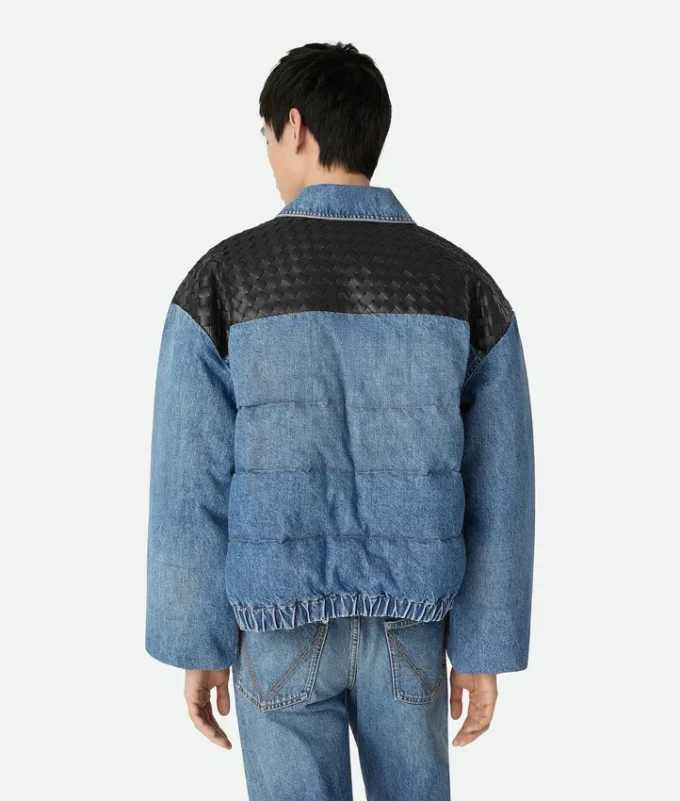 Vintage-Jeansjacke in Indigo