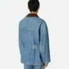 Vintage-Jeansjacke in Indigo