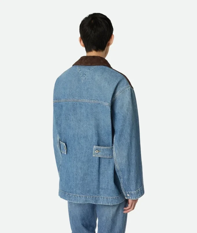 Vintage-Jeansjacke in Indigo