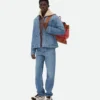 Vintage-Jeansjacke in Indigo