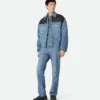 Vintage-Jeansjacke in Indigo
