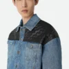 Vintage-Jeansjacke in Indigo