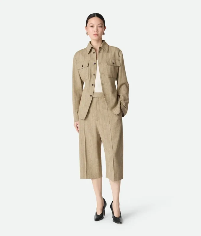 Viskose-Seiden-Hemdjacke Viskose-Seiden-Hemdjacke