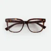 Weiche, quadratische Brille aus recyceltem Acetat