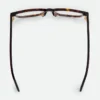 Weiche, quadratische Brille aus recyceltem Acetat