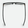Weiche, quadratische Brille aus recyceltem Acetat