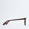 Weiche Sonnenbrille aus recyceltem Acetat in quadratischer Form Weiche Sonnenbrille aus recyceltem Acetat in quadratischer Form
