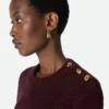Woll-Bouclé-Pullover Woll-Bouclé-Pullover