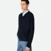 Woll-Strickjacke mit Rippmuster Woll-Strickjacke mit Rippmuster