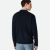 Woll-Strickjacke mit Rippmuster Woll-Strickjacke mit Rippmuster