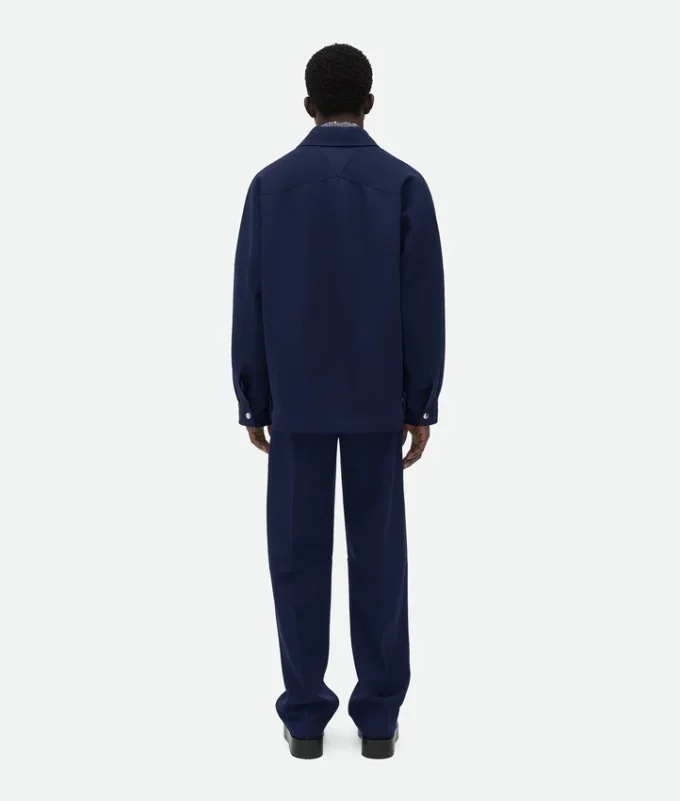 Wool Grain De Poudre Blouson Wool Grain De Poudre Blouson