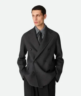 Zweiteilige Wolljacke