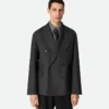 Zweiteilige Wolljacke